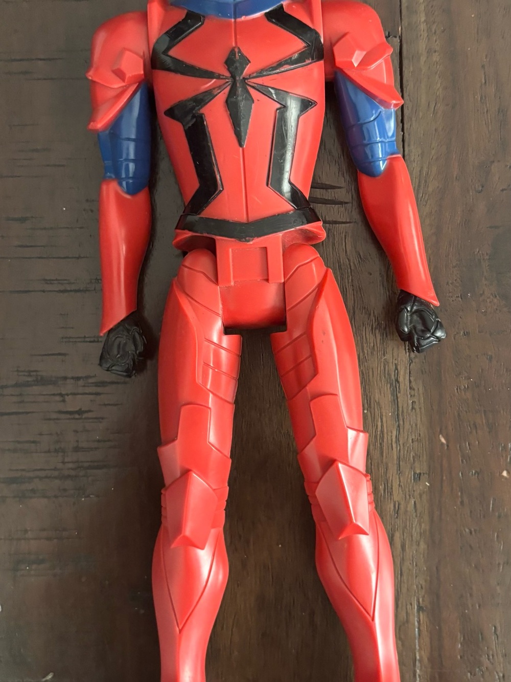 Marvel Red and Blue Spider Emblem Action Figure